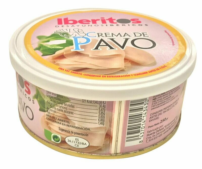 Crema de pavo IBERITOS 250 g