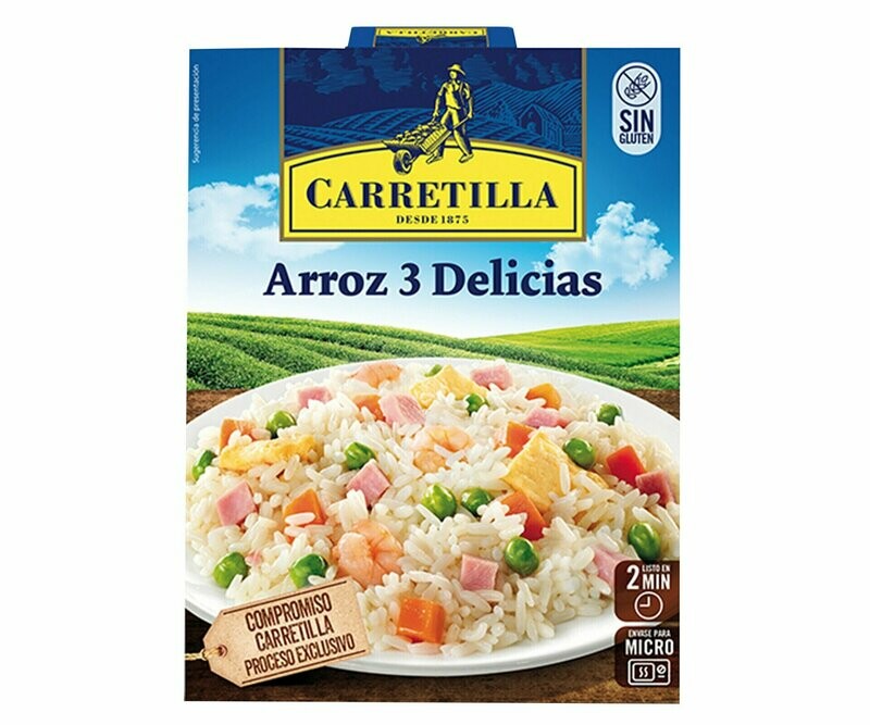 Arroz tres delicias CARRETILLA 250 g