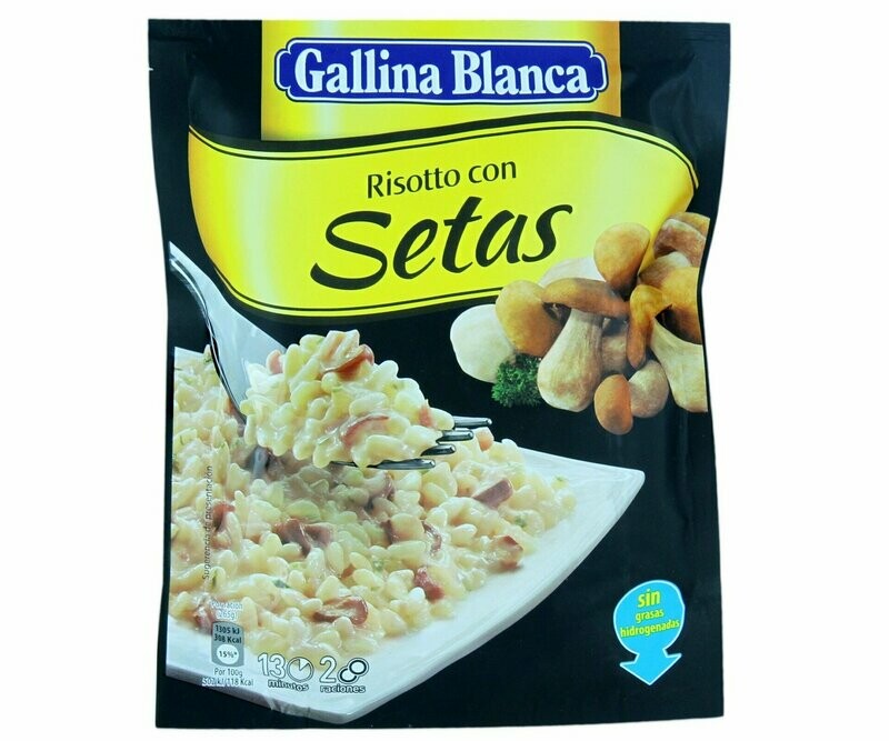 Risotto con setas GALLINA BLANCA sobre de 175 g.