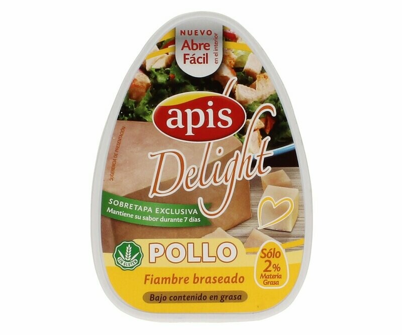 Fiambre de pollo braseado APIS 220 g.