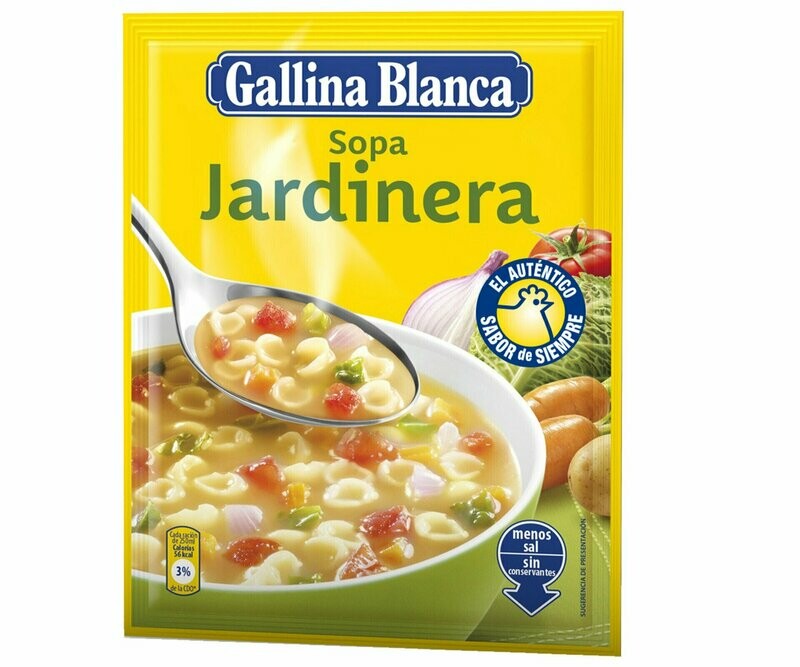 Sopa jardinera GALLINA BLANCA sobre de 71 g.