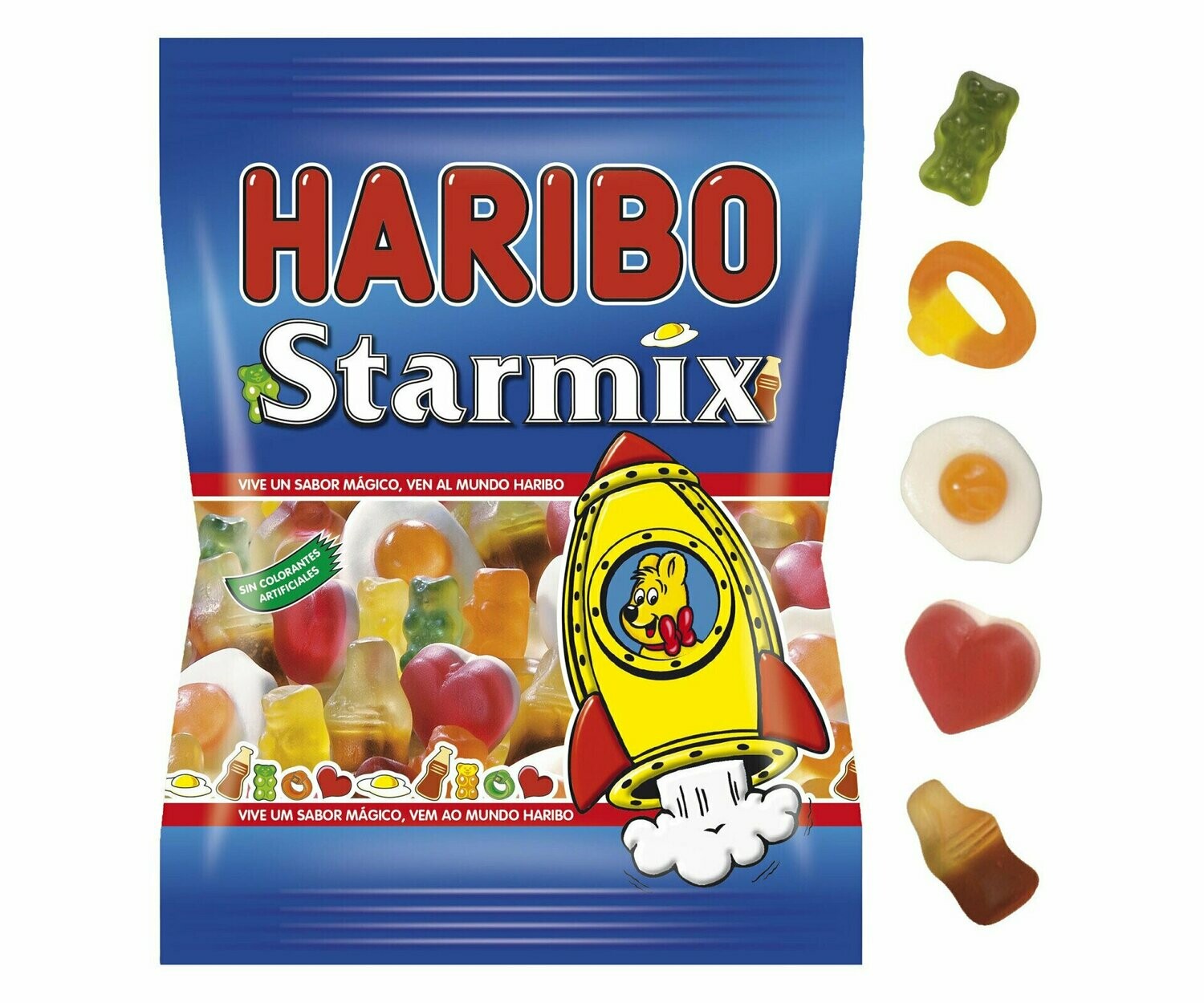 Golosinas blandas Starmix HARIBO 150 g.