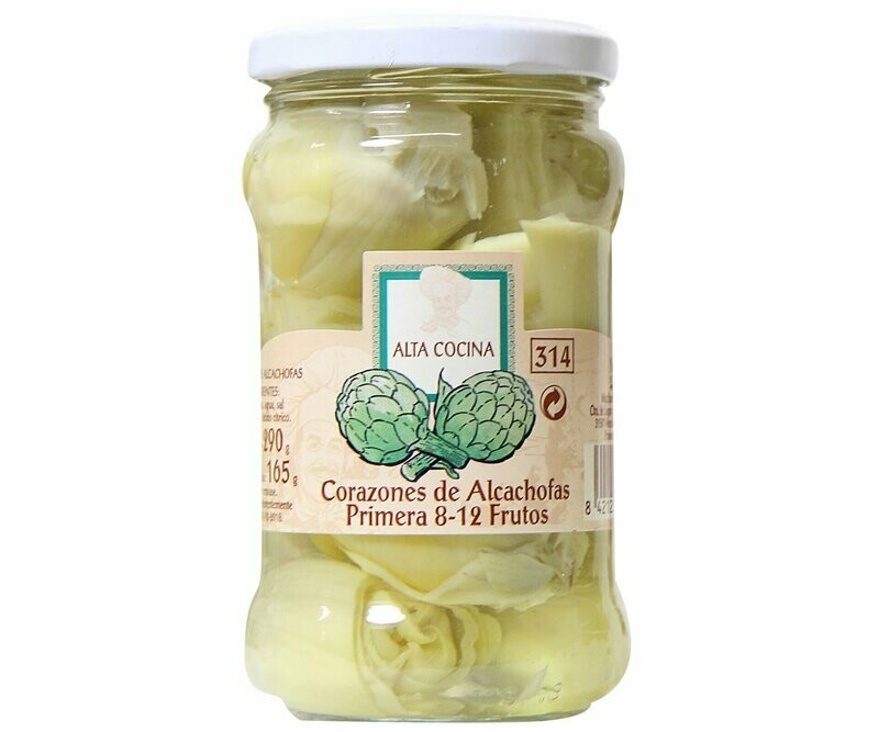 Corazones de alcachofa 8/12 ALTA COCINA 210 g