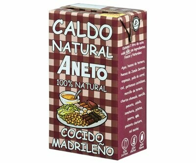 Caldo natural de cocido Madrileño ANETO 1 l.