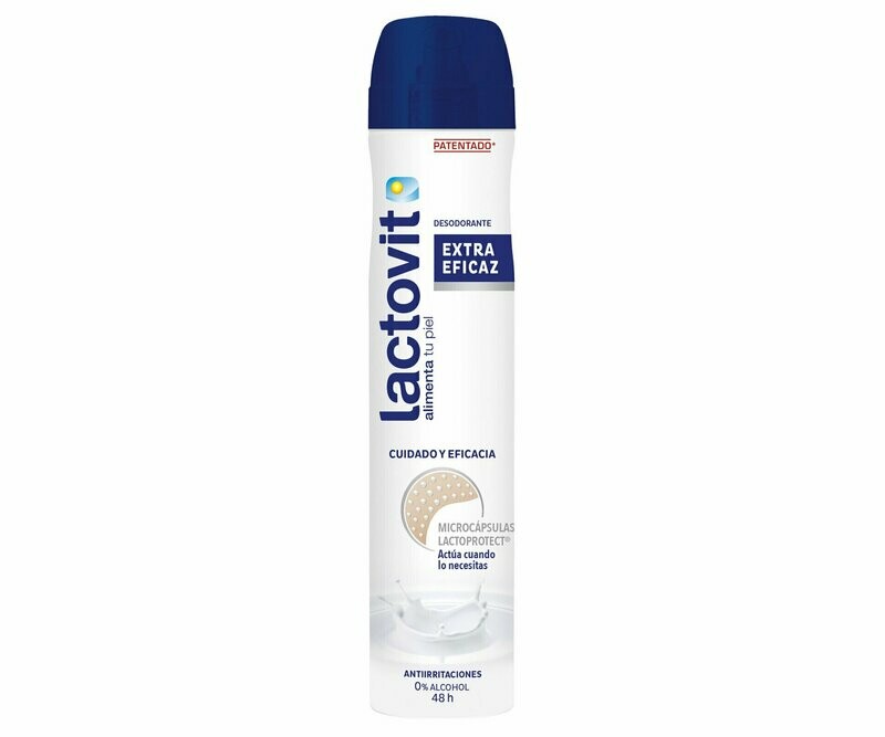 Desodorante en spray para mujer LACTOVIT 200 ml.