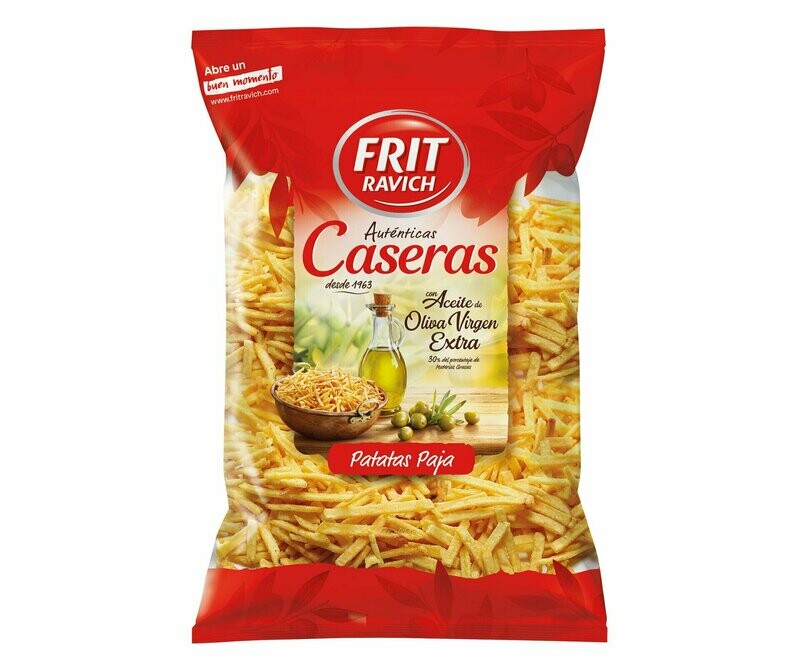Patatas paja caseras con aceite de oliva virgen FRIT RAVICH 60 g.