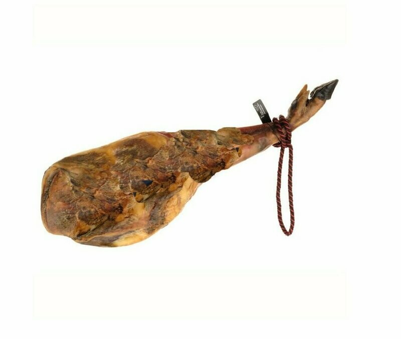 Paleta de Bellota Ibérica "100% Raza Ibérica" (Pieza entera loncheada a cuchillo en platos de 100g.)