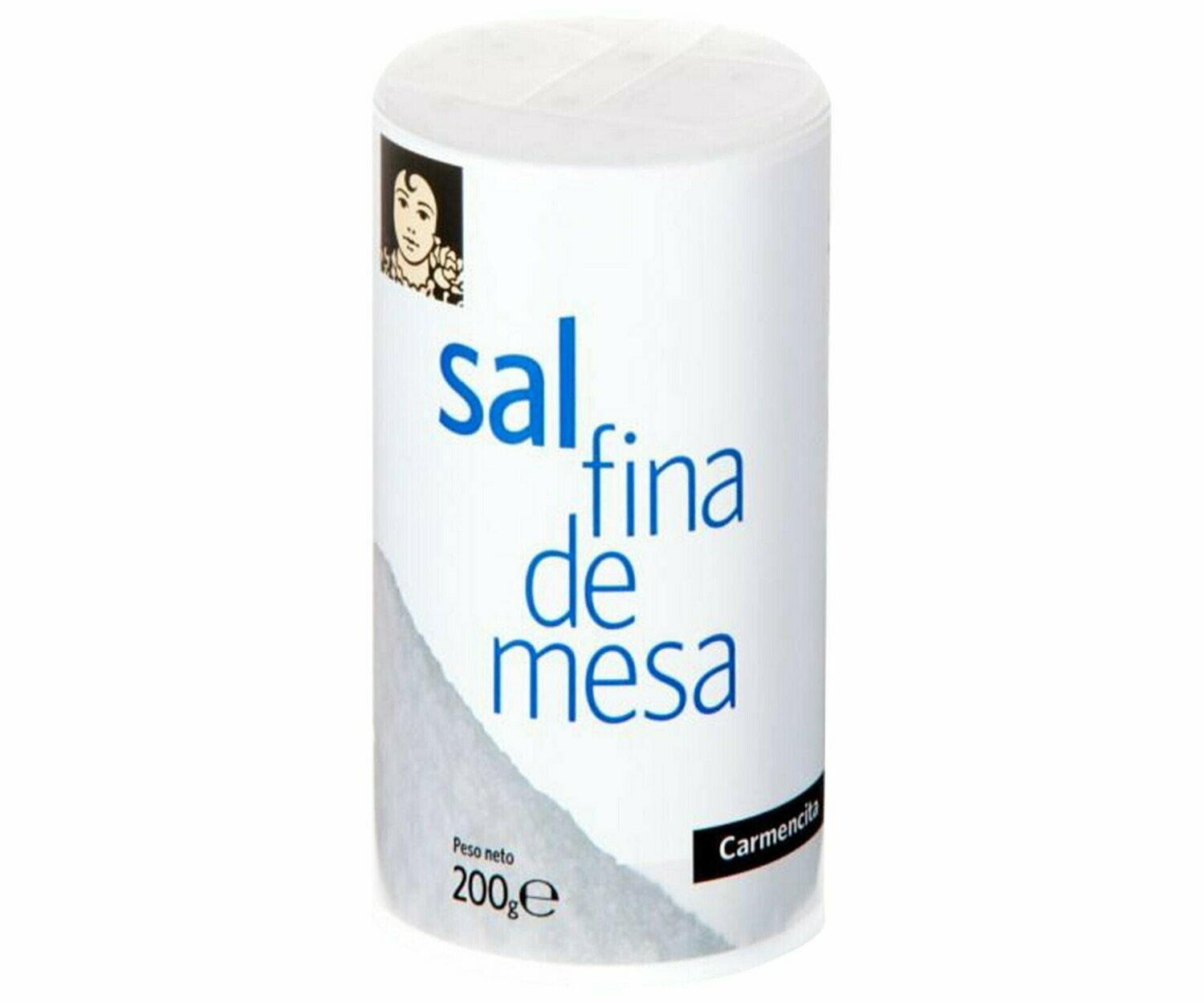 Sal fina de mesa CARMENCITA 200 g.