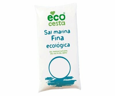 Sal Marina fina ecológica ECOCESTA 1 kg.