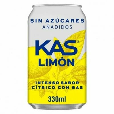 Refresco de limón KAS ZERO lata de 33 cl.