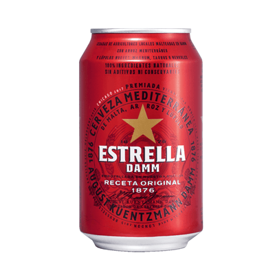 Cerveza Estrella Damm 33 cl.
