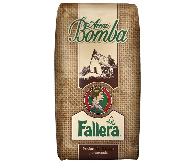 Arroz bomba LA FALLERA paquete de 500 g.