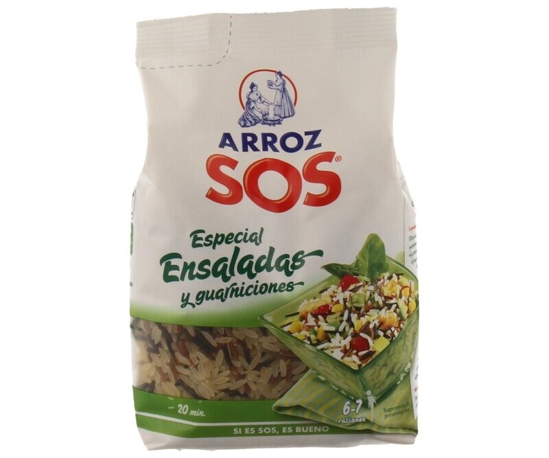 Arroz especial ensaladas y guarniciones SOS 500 g.