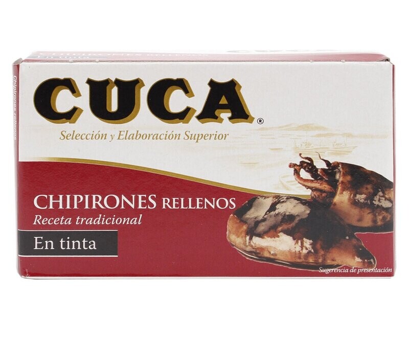 Chipirones rellenos en tinta CUCA 72 g.