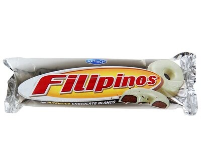 Galletas con chocolate blanco FILIPINOS 100 g.
