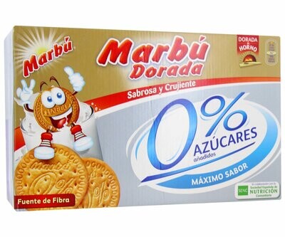 Galletas María dorada MARBÚ 0% azúcares 400 g.