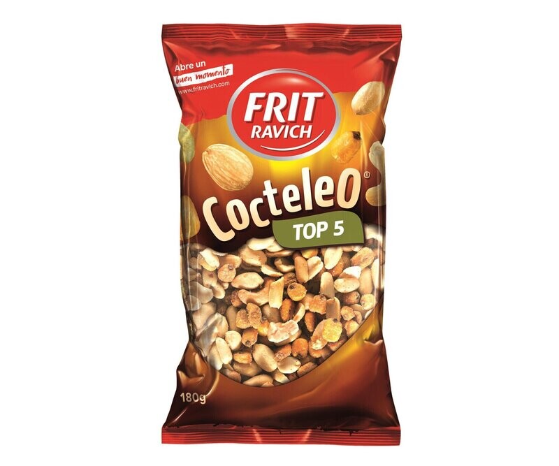 Cocktail de frutos secos Cocteleo top 5 FRIT RAVICH 180 g.