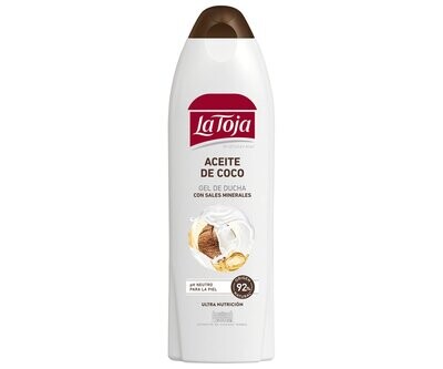 Gel de baño LA TOJA aceite de coco 550 ml.