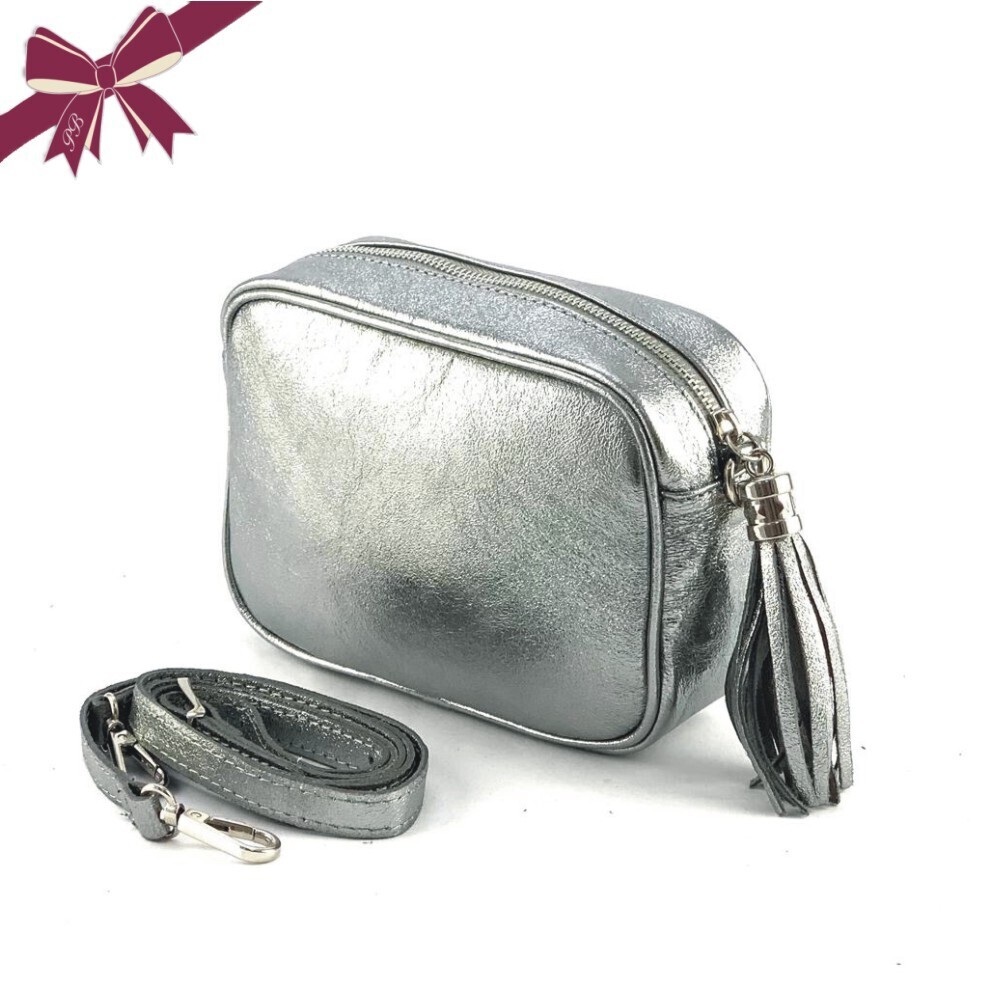 BORSA PARIS - PELLE LAMINATA