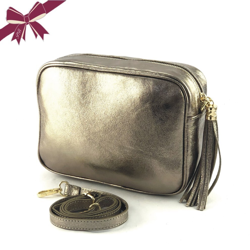 BORSA PARIS BIG - PELLE LAMINATA