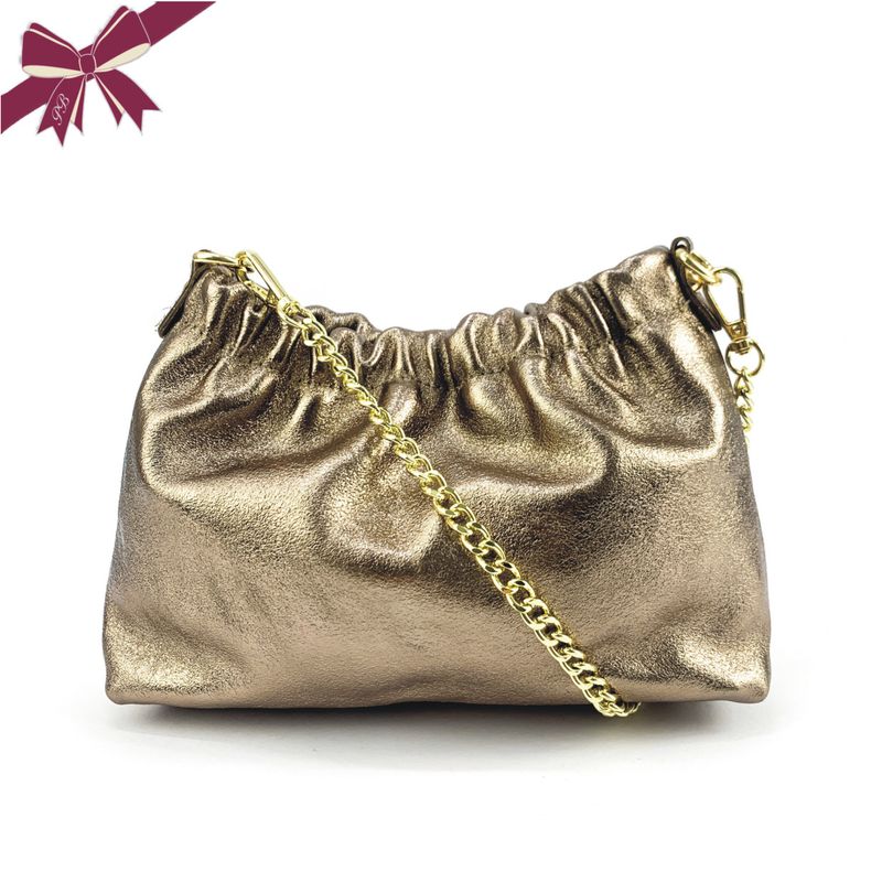 BORSA POCHETTE RICCARDA LAMINATA