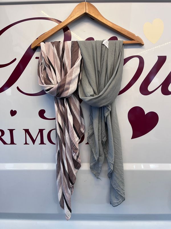 FOULARD GRIGIO - Fantasia Grigio