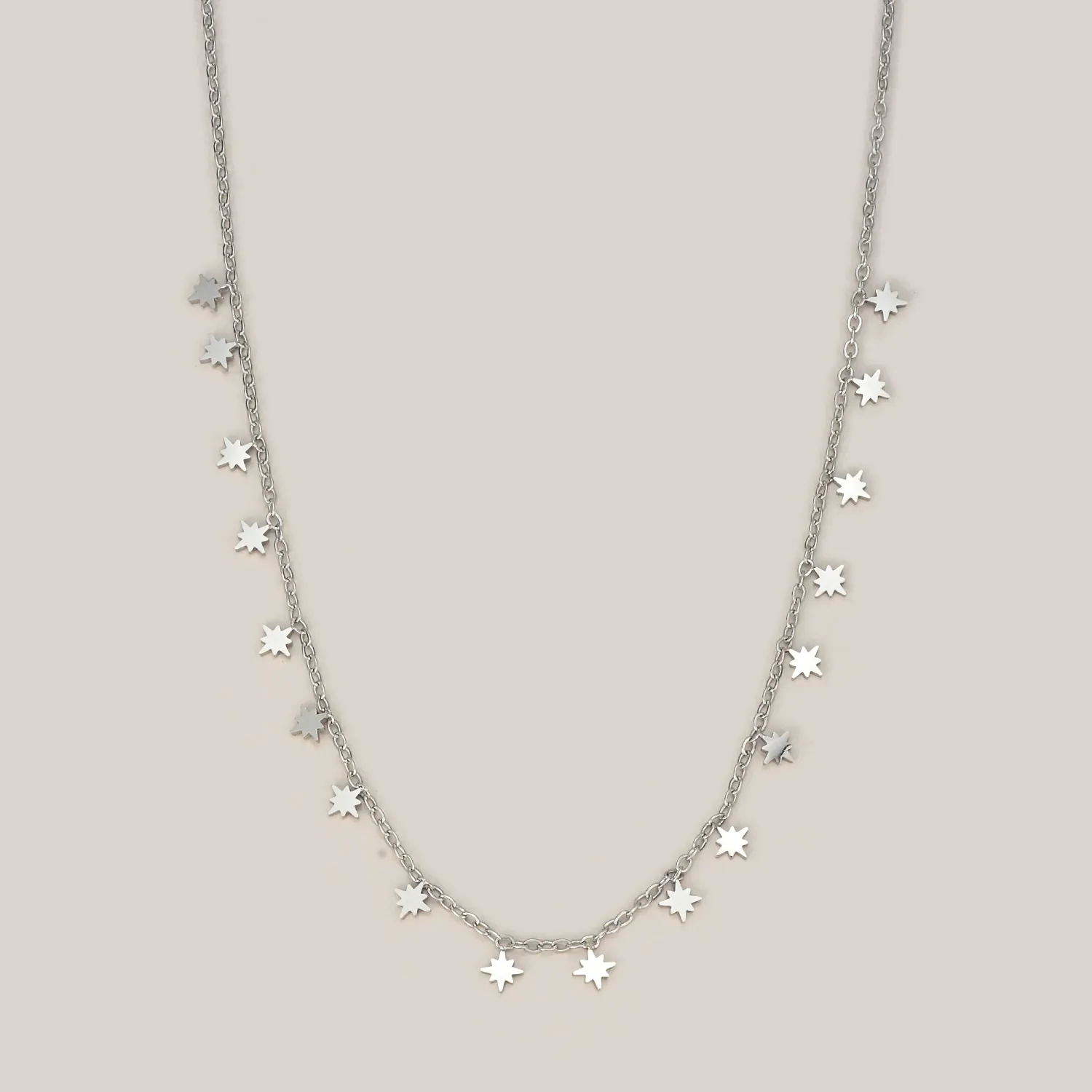 COLLANA CHOKER STELLA POLARE, COLORE: Argento