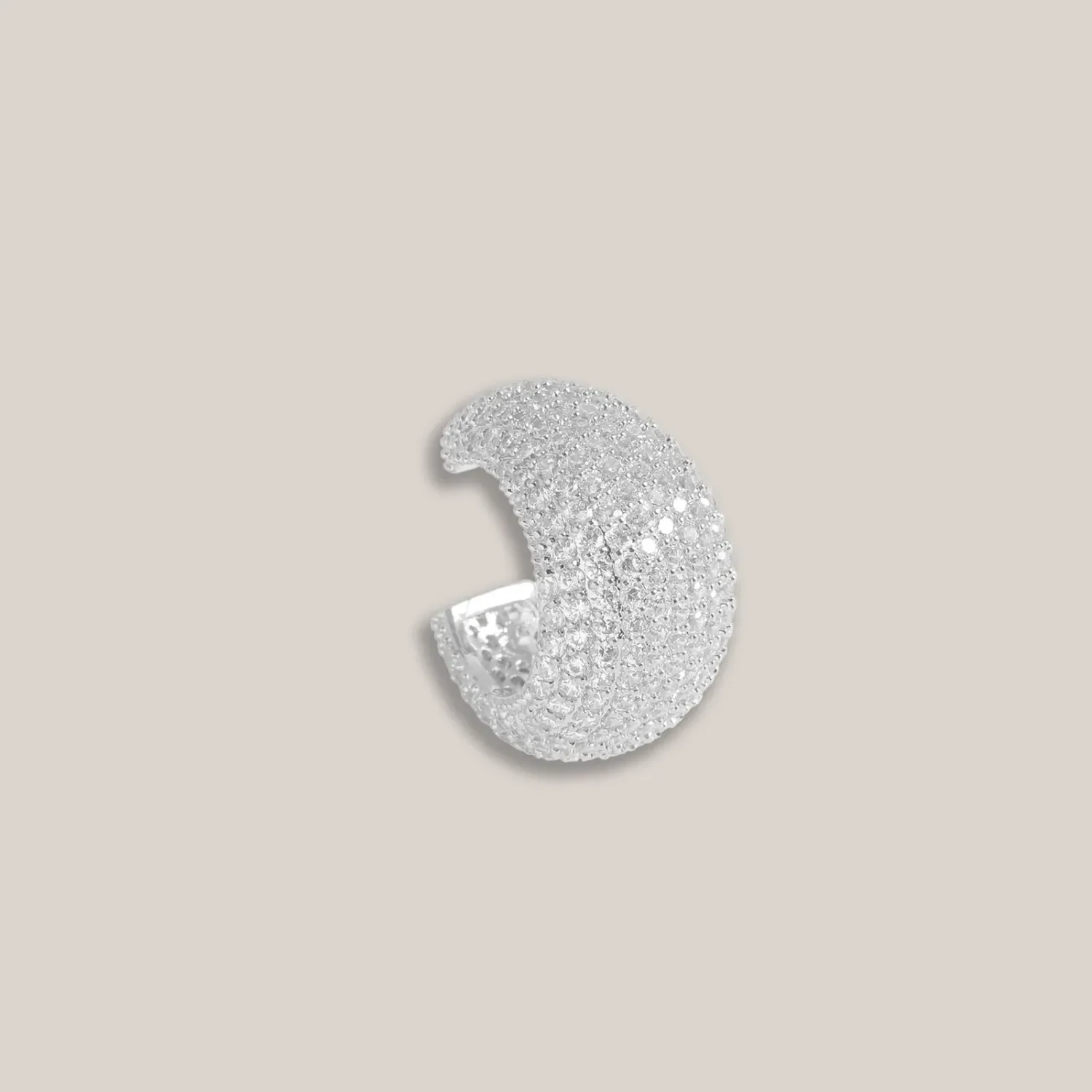 EARCUFF STARSHINE, COLORE: Argento