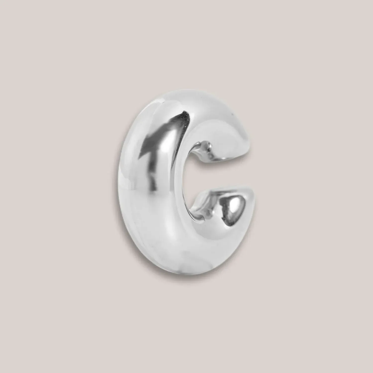 EARCUFF BOLD, COLORE: Argento