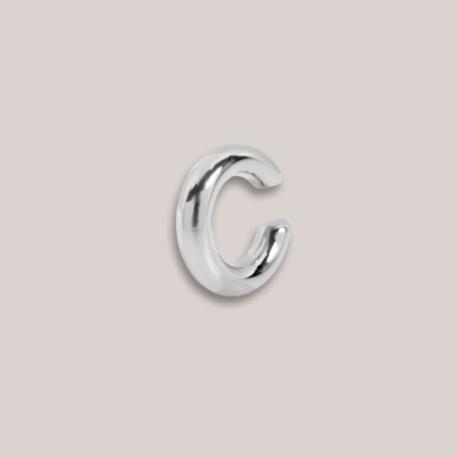 EARCUFF REGULAR, COLORE: Argento