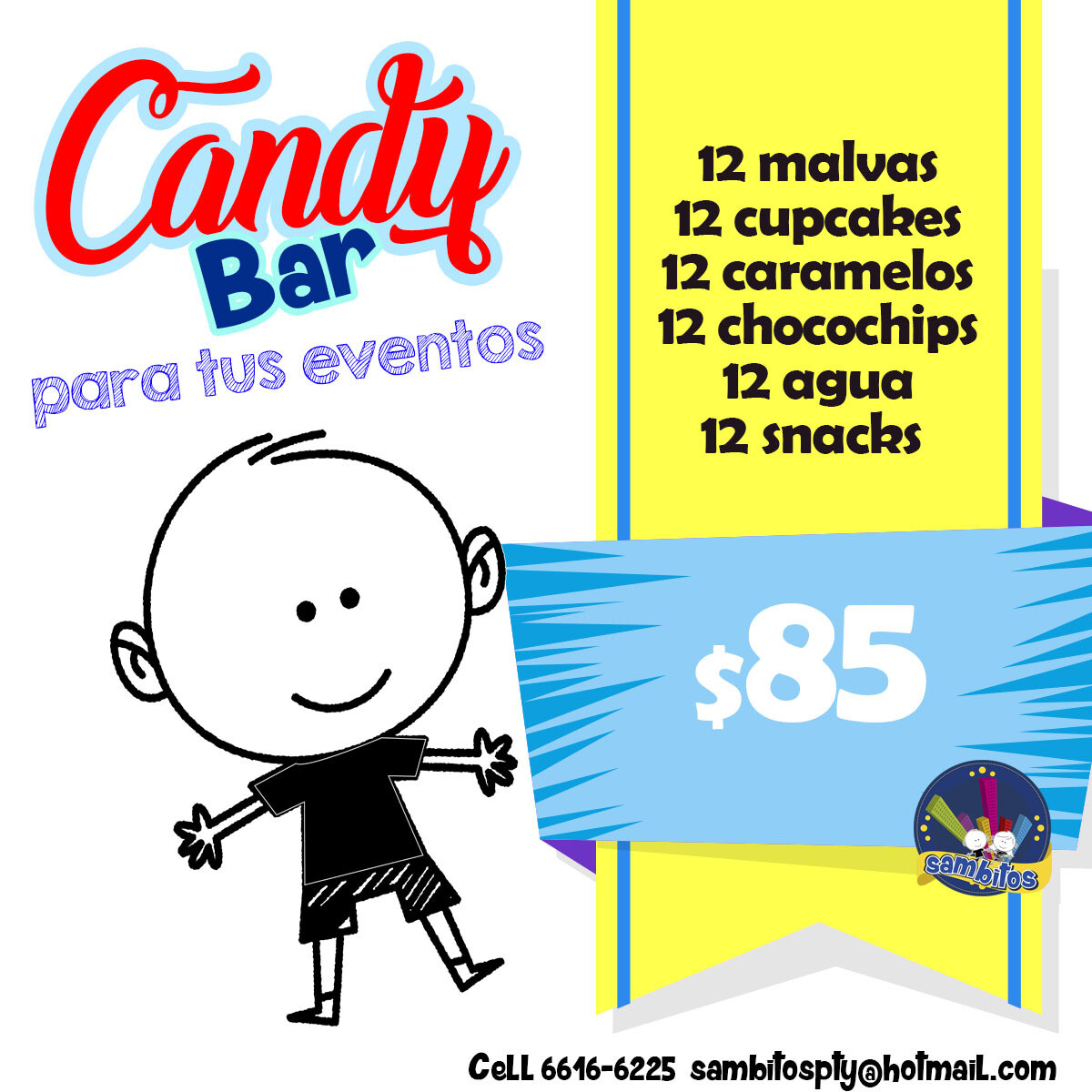 CANDY BAR 72 PIEZAS