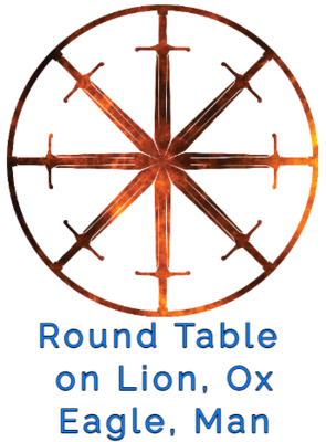 49. Round Table on Lion, Ox, Eagle, Man