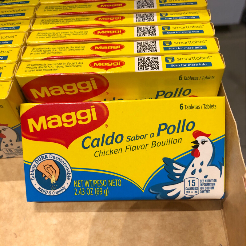 Cubitos Caldo Sabor a Pollo 6 Unidades 69gr MAGGI