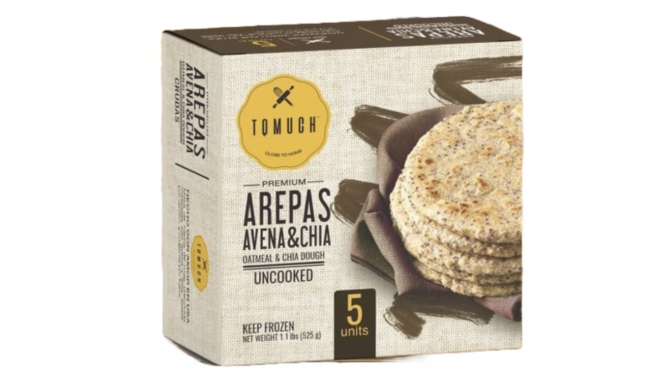 Arepas Avena y Chia 525gr TQMUCH
