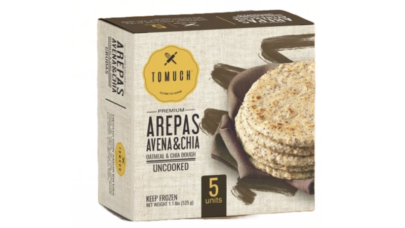 Arepas Avena y Chia 525gr TQMUCH