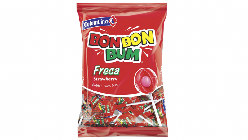 Bon Bon Bum Fresa 24 Unidades 408gr COLOMBINA