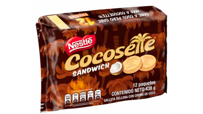 Cocosette Sandwich 12 Unidades 438gr NESTLE