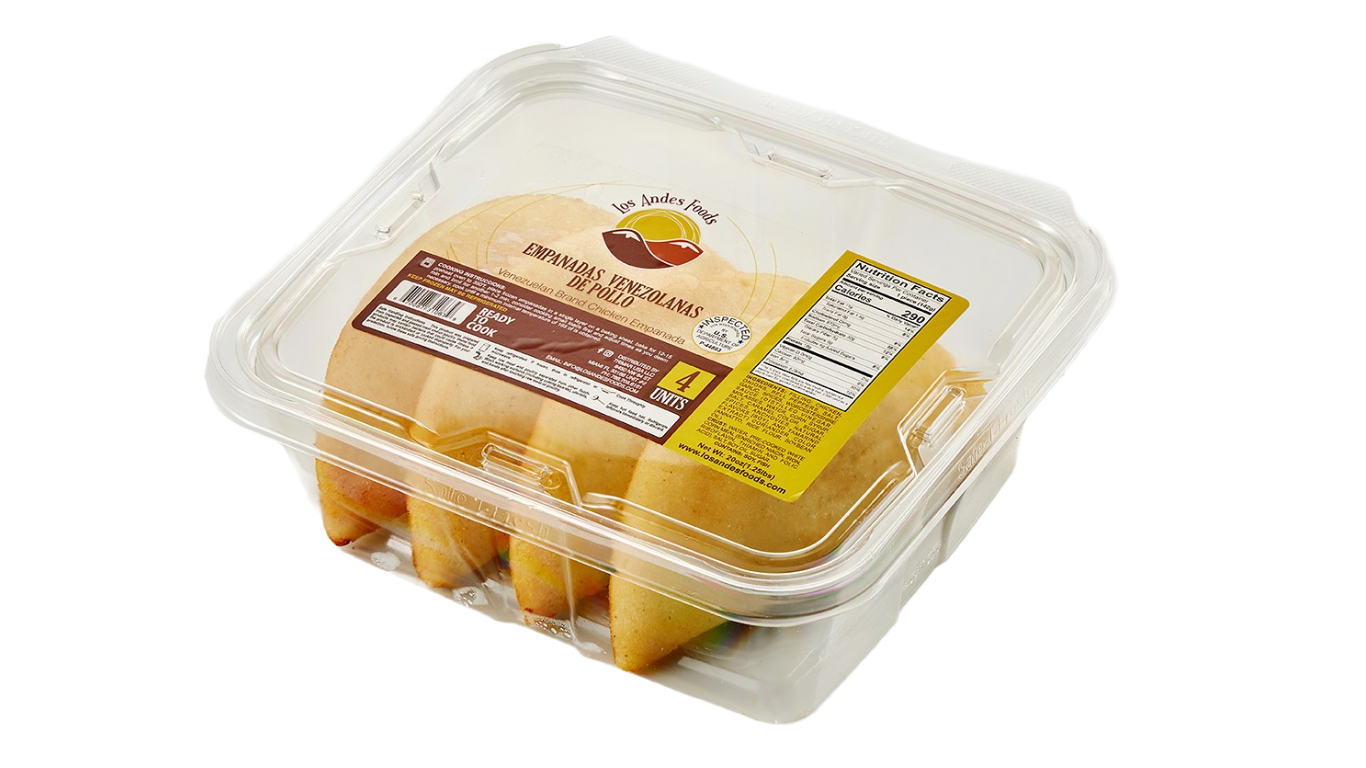 Empanadas de Pollo 4 Unidades 1.25Lb LOS ANDES FOODS