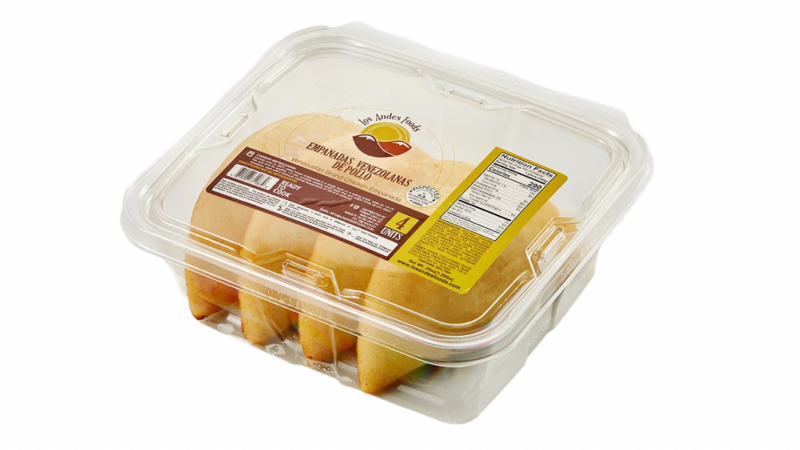 Empanadas de Pollo 4 Unidades 1.25Lb LOS ANDES FOODS