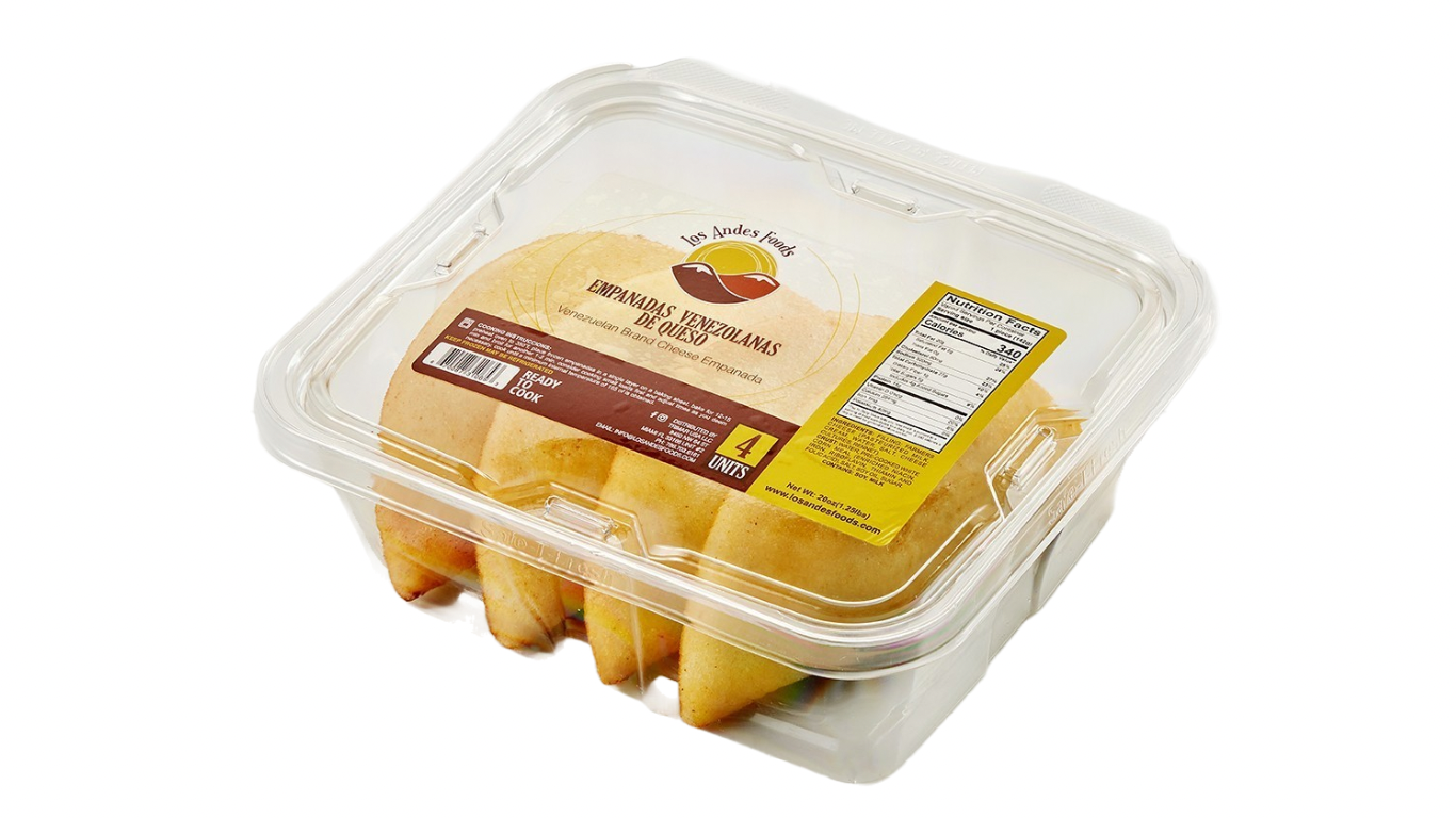 Empanadas De Queso 4 Unidades 1.25Lb  LOS ANDES FOODS