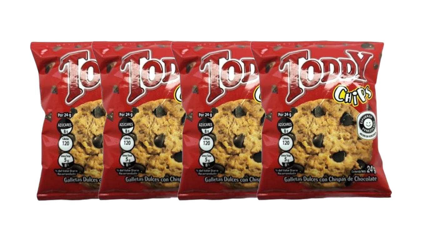 Galleta toddy Chips 4/24gr