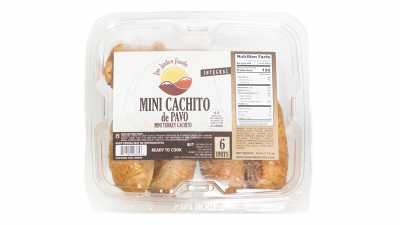Mini Cachito De Pavo Integral 6 Unidades1.13lb LOS ANDES FOODS