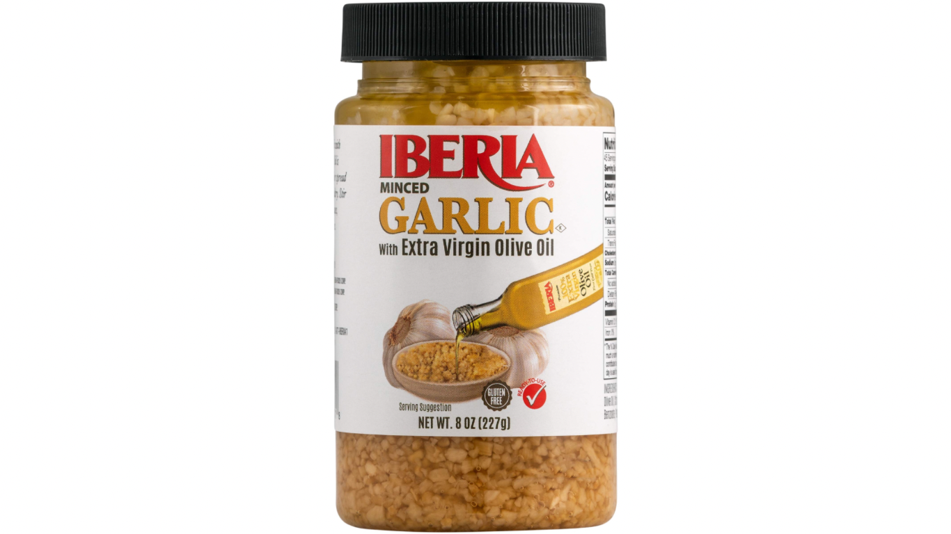 Minced Garlic w/Olive Oil 227gr IBERIA