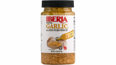Minced Garlic w/Olive Oil 227gr IBERIA