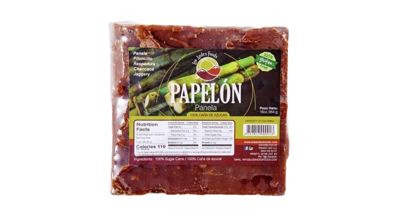 Papelon Panela Cuadrada 16oz LOS ANDES FOODS
