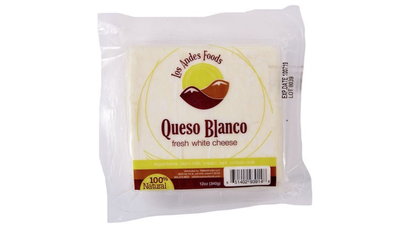 Queso Blanco 12oz LOS ANDES FOODS