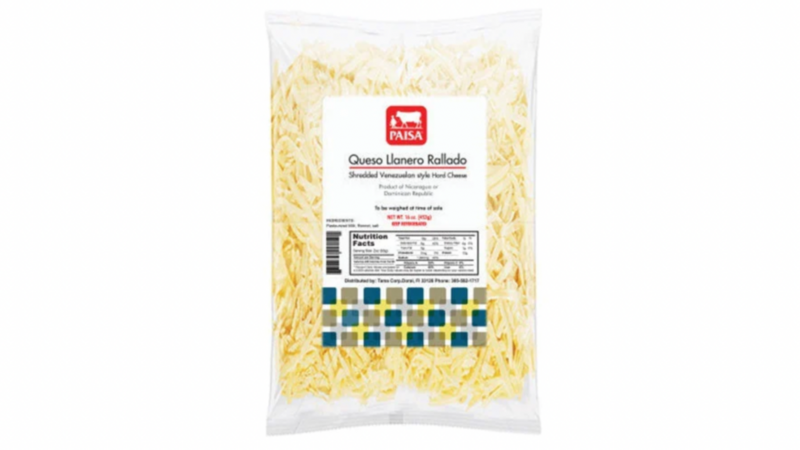 Queso Llanero Rallado 1lb PAISA