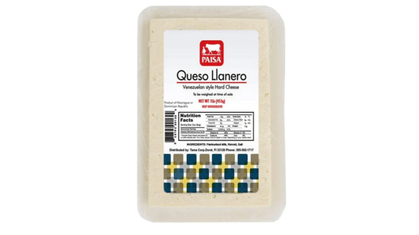 Queso Llanero 2lb PAISA