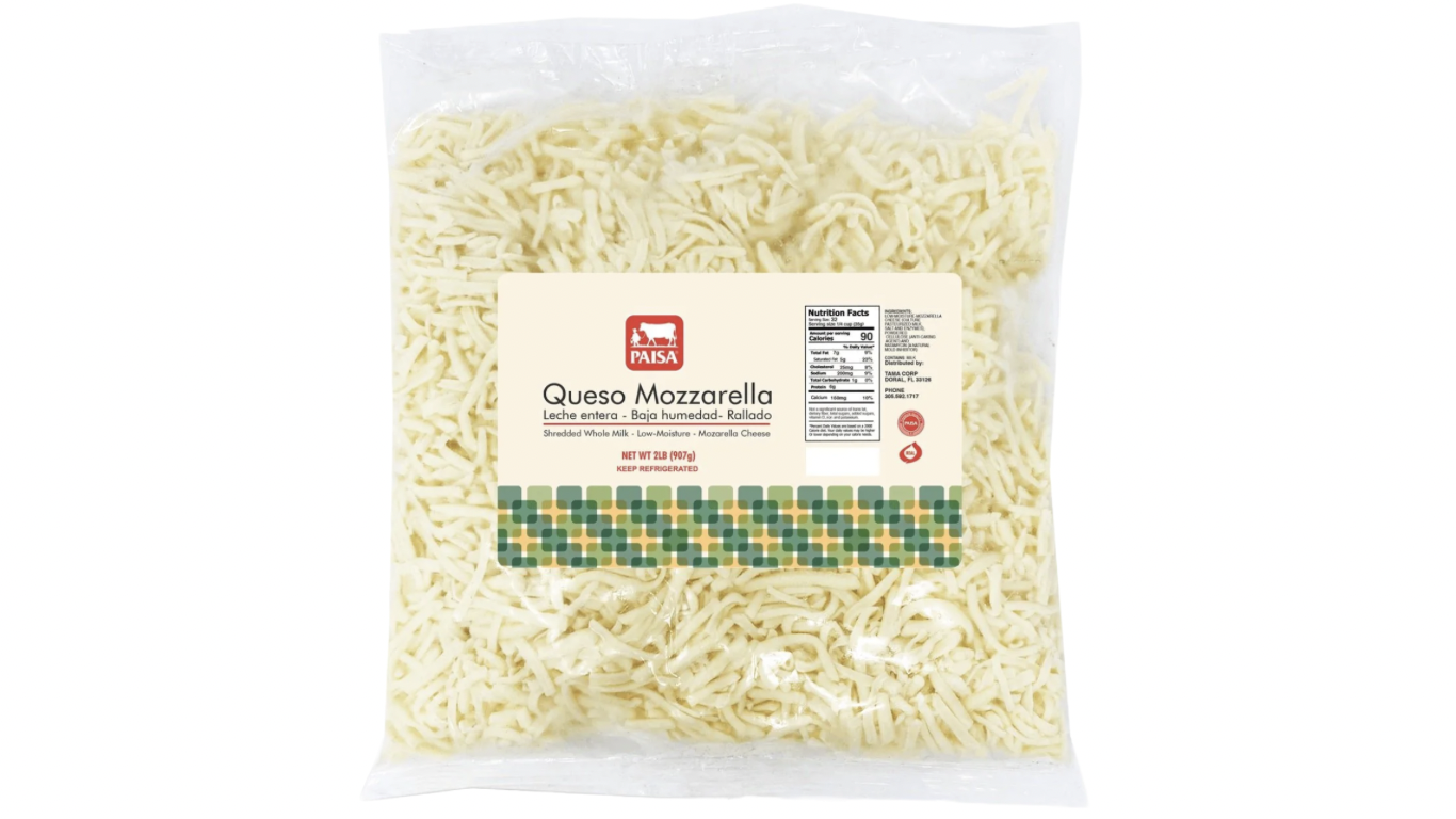 Queso Mozzarella 2lb PAISA