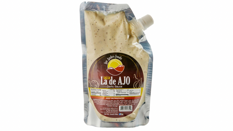 Salsa De Ajo 12oz LOS ANDES FOODS